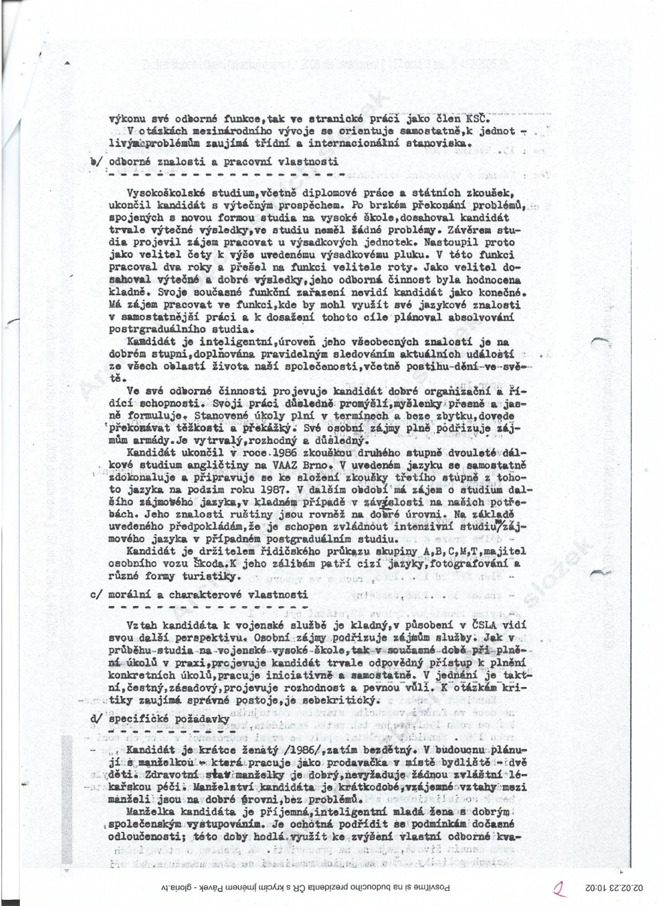 Složky p.Prezidenta Pavla Pávka.Jen aby se nezapomnělo.