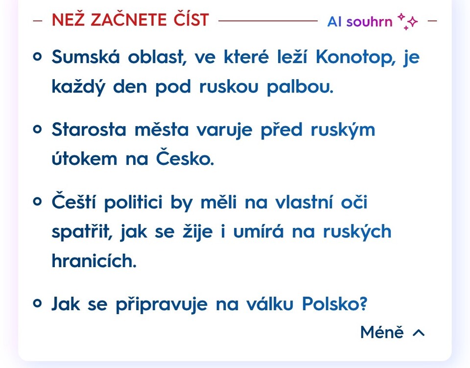 https://cnn.iprima.cz/cesko-ceka-valka-rika-ukrajinsky-starosta-proruskym-politikum-chce-ukazat-mesto-pod-palbou-495047?fbclid=IwdGRjcATFYBpjbGNrBMVgEWV4dG4DYWVtAjExAHNydGMGYXBwX2lkDDM1MDY4NTUzMTcyOAABHnNawMq8mHHz5a_iB5LSzZPVRFYrSC25H4KP_jZanzBLt0bmWK4zfovQXHBL_aem_IHvmhBmg3edwNqAbOGtDbA