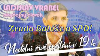 Pravidelné nedělní živé vysílání v 19h