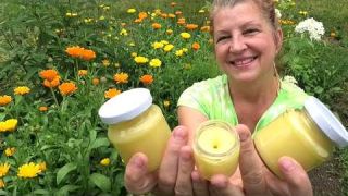 🌼 Vyrábím MĚSÍČKOVOU MAST 🌼 Měsíček lékařský - účinky, pěstování, použití