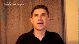 Pravidelné nedělní živé vysílání v 20h